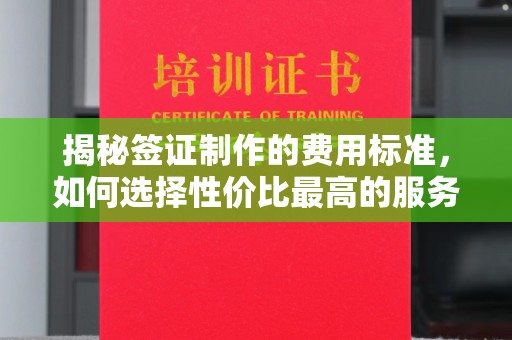 大埤揭秘签证制作的费用标准，如何选择性价比最高的服务？