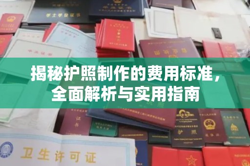 大埤揭秘护照制作的费用标准，全面解析与实用指南