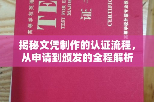 大埤揭秘文凭制作的认证流程，从申请到颁发的全程解析