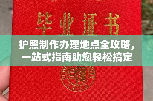 大埤护照制作办理地点全攻略，一站式指南助您轻松搞定